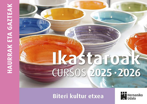 Ikastaroak 2026-2027. Haurrak eta gazteak