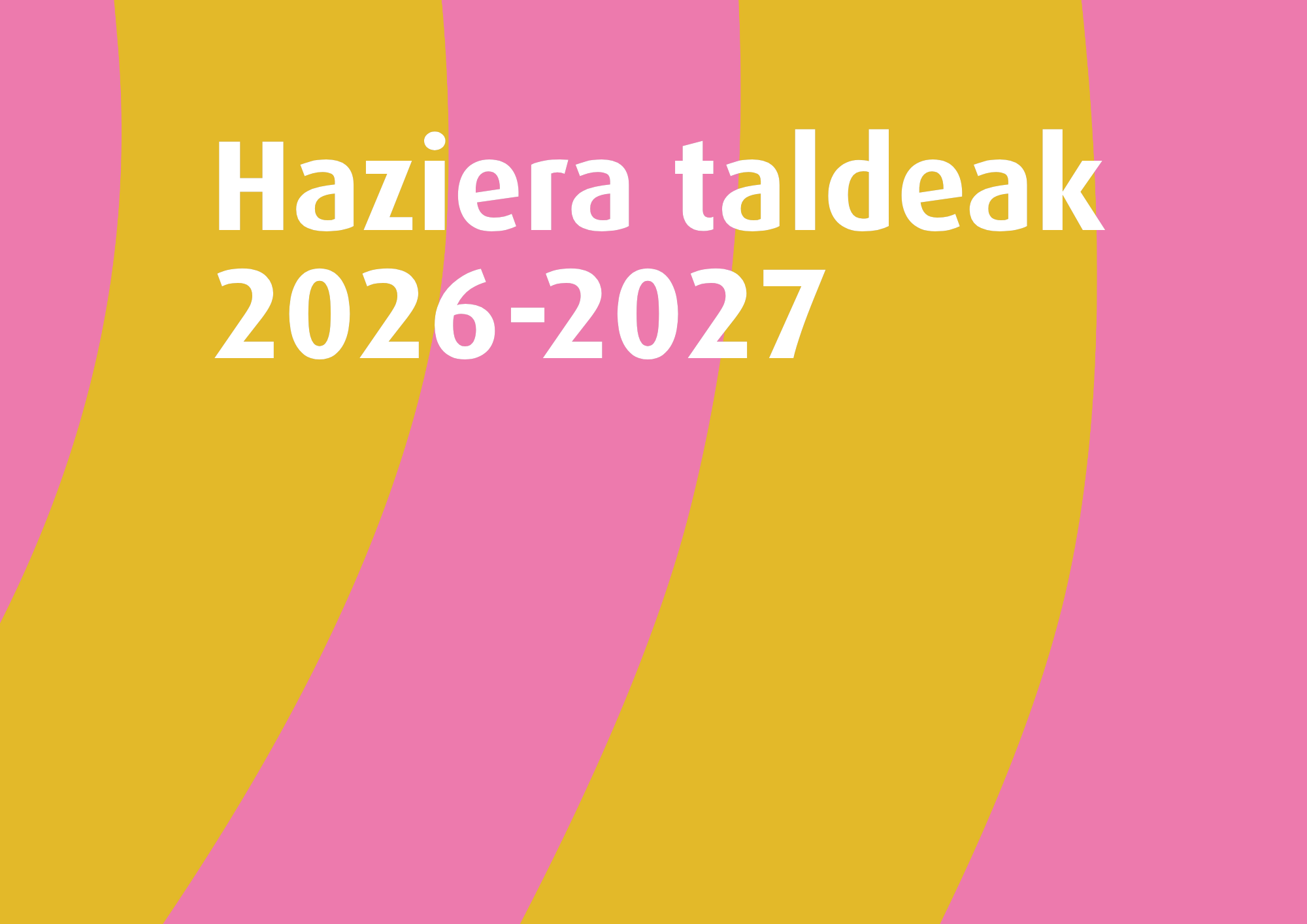 Haziera taldeak